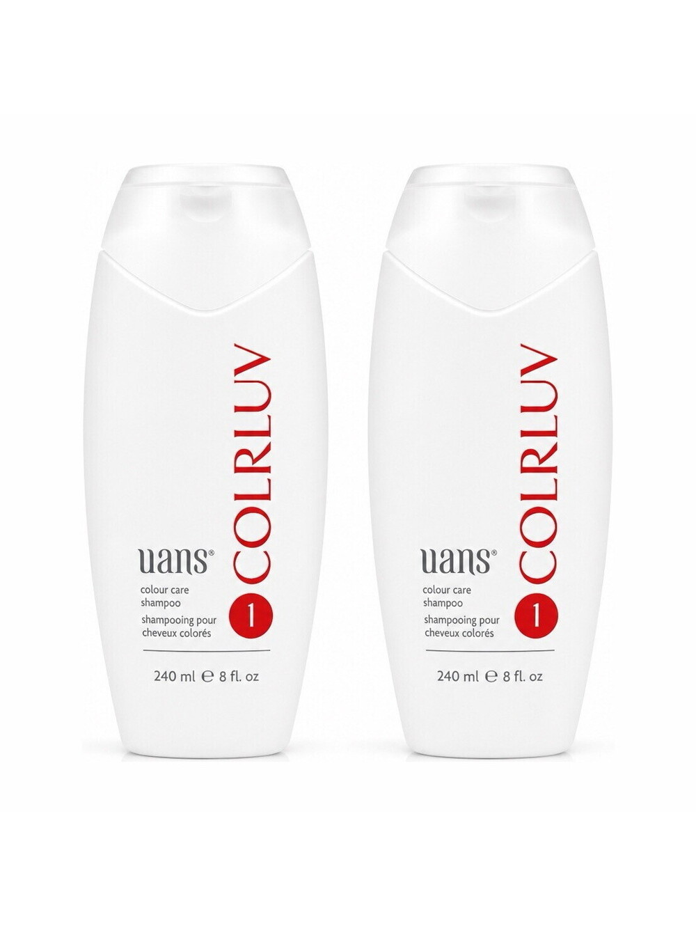 UANS Colrluv 1 Colour Care Shampoo 8 fl oz / 240ml Duo Color-Treated Hair